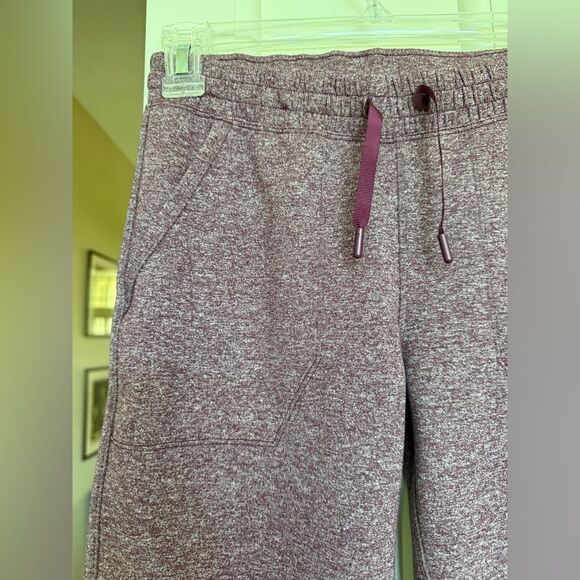 Lululemon Ivivva Girls Size 12 Heather Maroon Activewear Yoga Leggings. - Picture 3 of 9